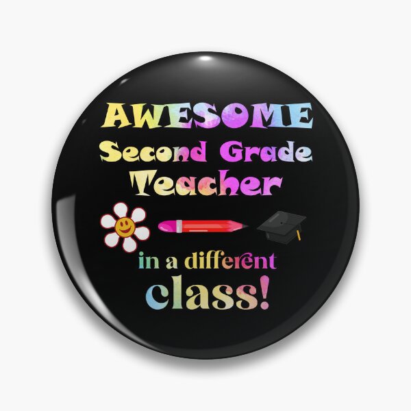 Item preview, AWESOME Second Grade Teacher in a different class designed and sold by captainpeter.