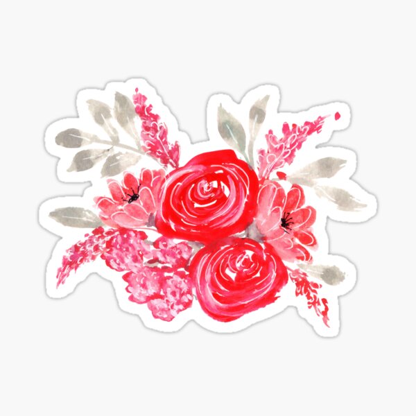 Vista previa del artículo con la obra «Flores sueltas», diseñado y vendido por RatnaArts.