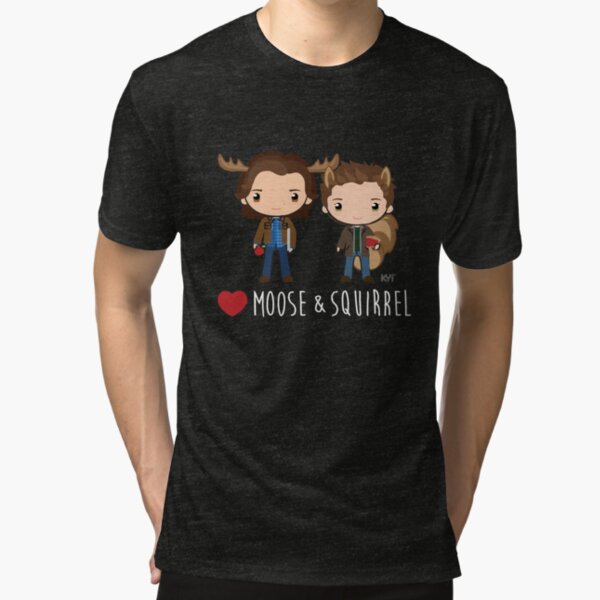 moose and squirrel supernatural shirt