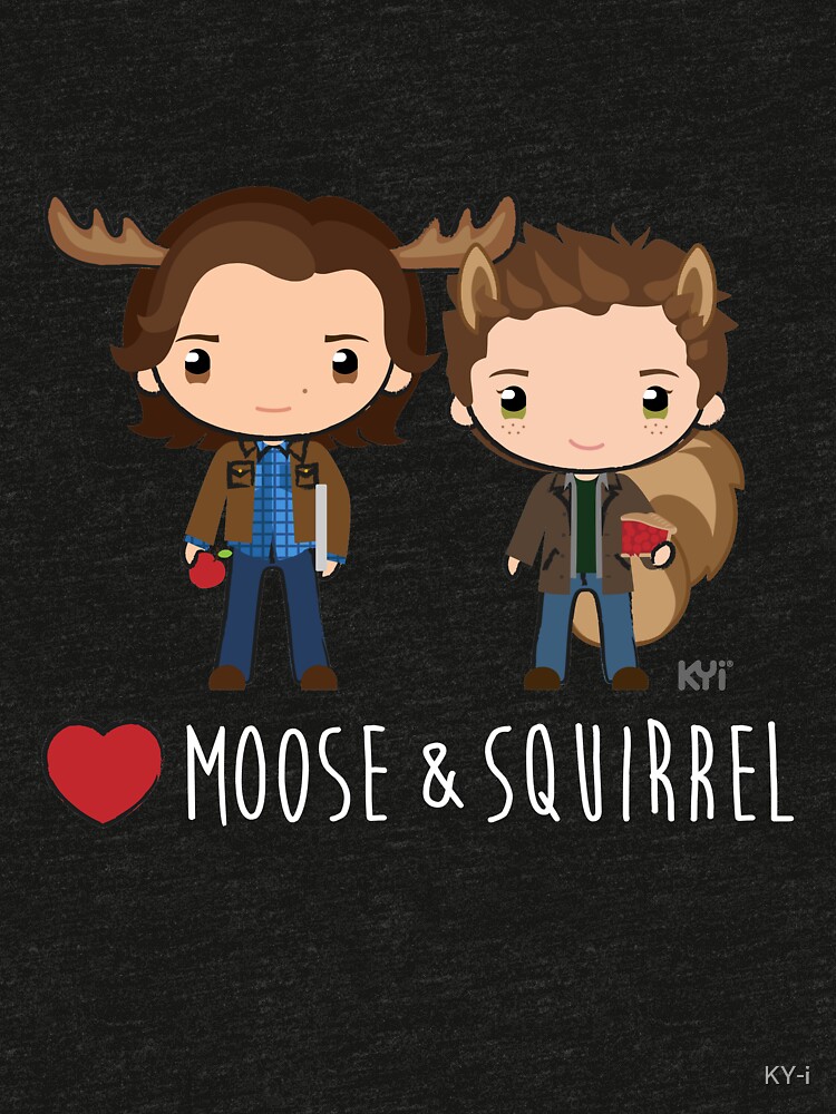 moose and squirrel supernatural shirt