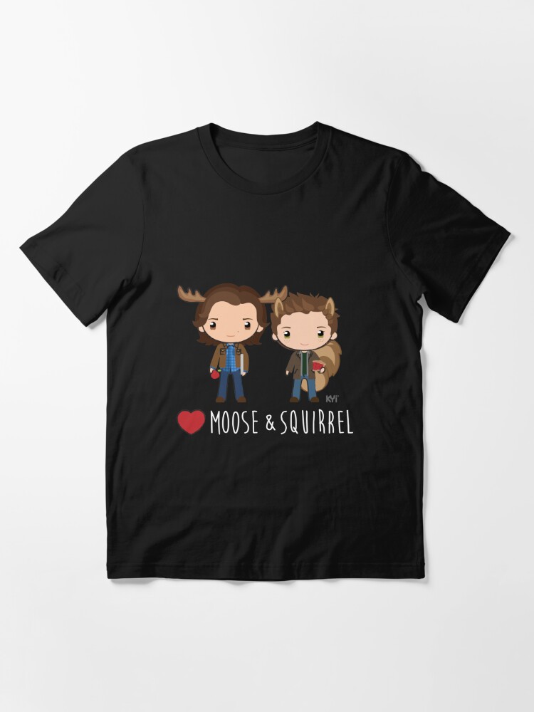 moose and squirrel supernatural shirt