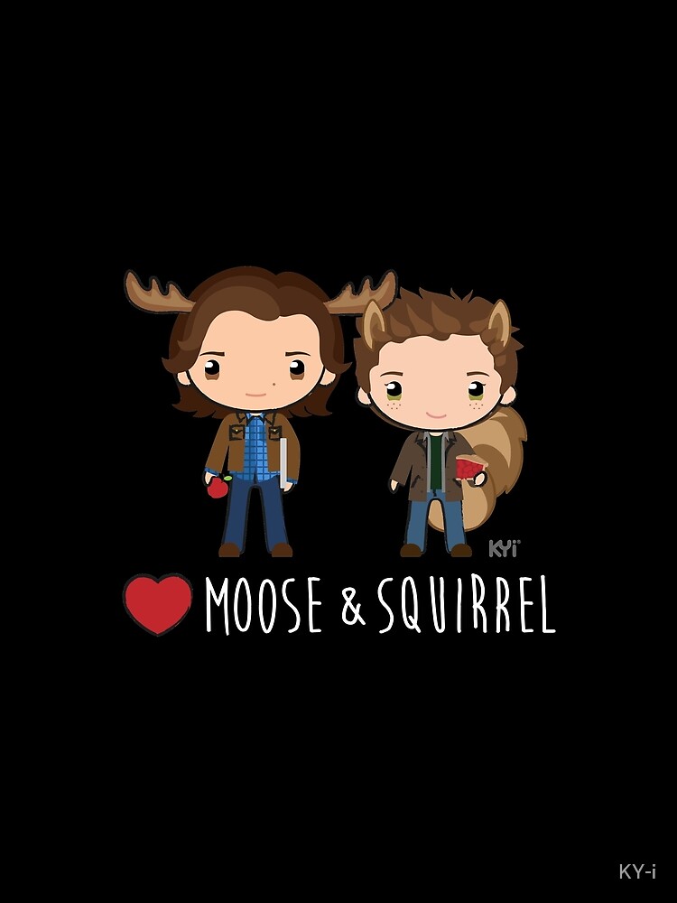 moose and squirrel supernatural shirt