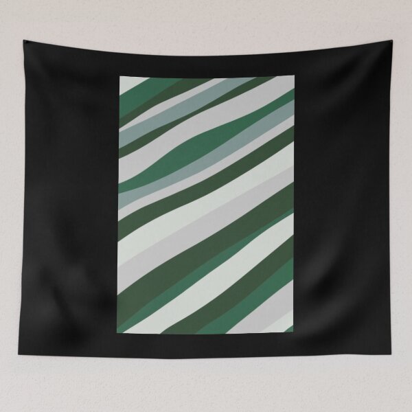 Item preview, Green and Grey Stripes designed and sold by PottersArt.