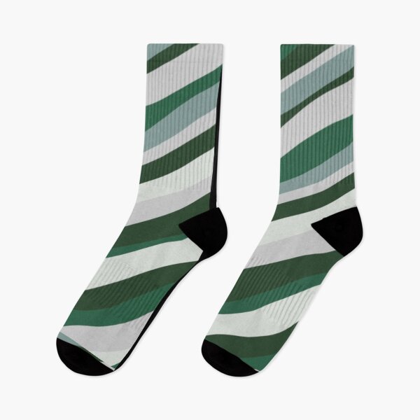 Item preview, Green and Grey Stripes designed and sold by PottersArt.