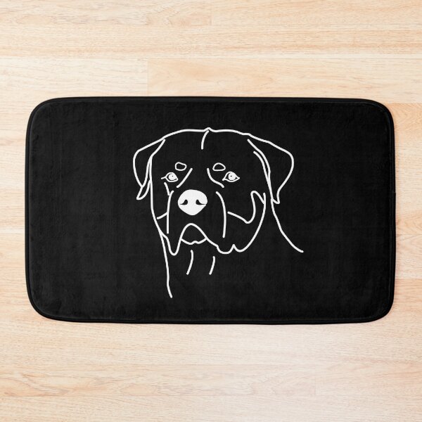 Boxer Dog Bath Mat by Pedigree Prints