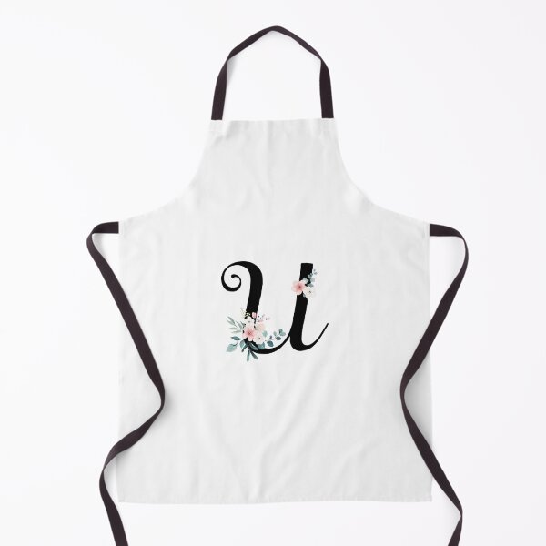 Item preview, Monogram U with botanical flowers designed and sold by NazarliNigar.
