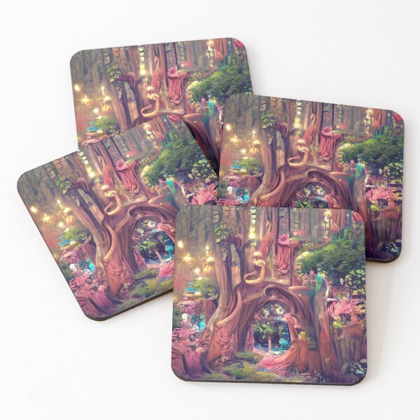 Item preview, Colourful Fantasy Woodland designed and sold by TatBreeze.