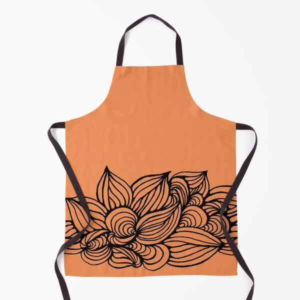 Item preview, Hand drawn abstract floral leave doodle pattern designed and sold by ANU911.