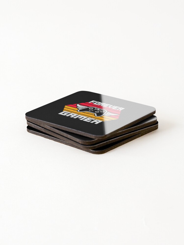 Thumbnail 4 of 5, Coasters (Set of 4), Forever Gamer designed and sold by RaselStyleHub.