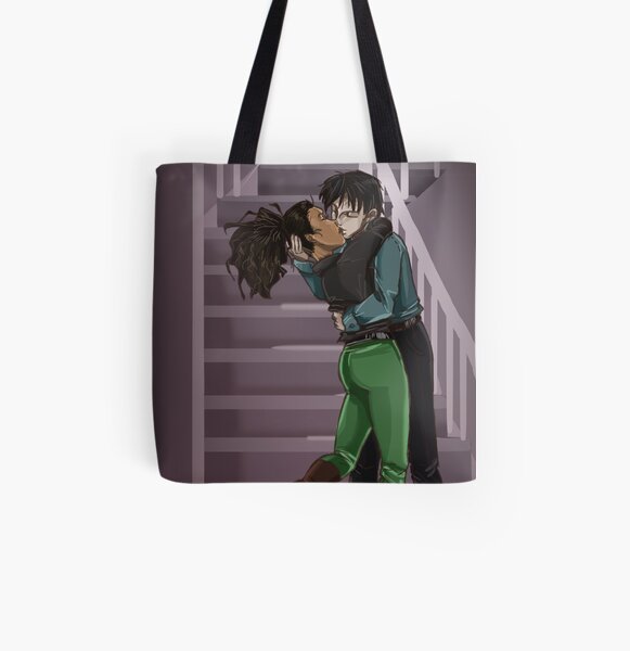 The Kiss All Over Print Tote Bag