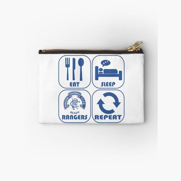 Item preview, Eat Sleep Football Repeat! Rangers Fan Art Work, Football Fan Art  designed and sold by FootyLocker.