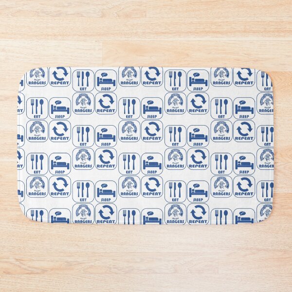 Item preview, Eat Sleep Football Repeat! Rangers Fan Art Work, Football Fan Art  designed and sold by FootyLocker.