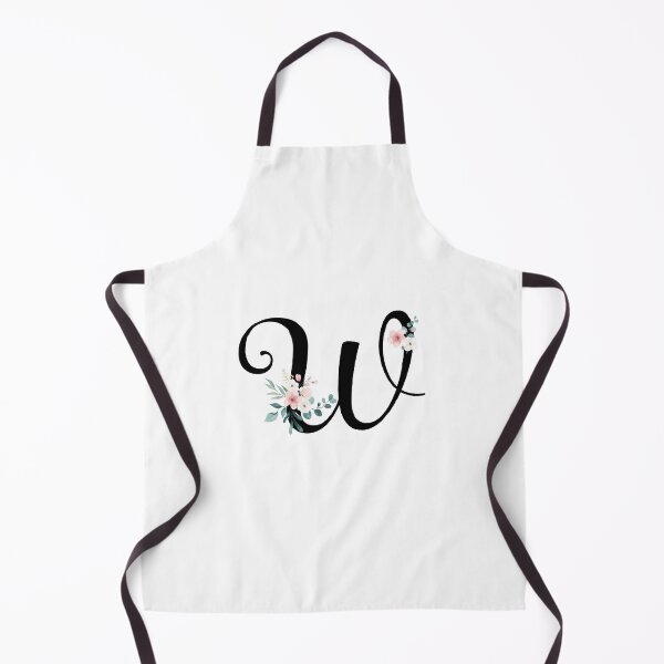 Item preview, Monogram W with botanical flowers designed and sold by NazarliNigar.