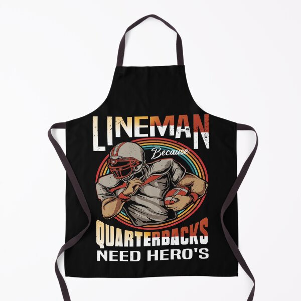 Item preview, Lineman Because Quarterbacks Need Heroes - Football Lineman designed and sold by Luvjesus2.