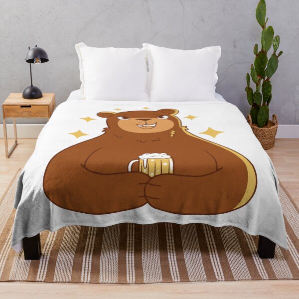 Item preview, Beer bear cartoon design designed and sold by Palteeshop.