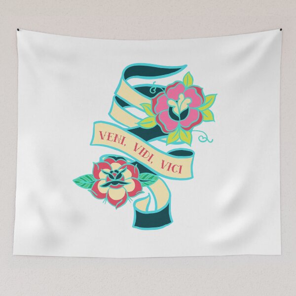 Item preview, Veni, vidi, vici . Old school tattoo style designed and sold by Olga Matskevich.
