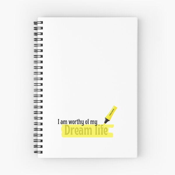 Item preview, I am worthy of my dream life sticker designed and sold by MadeBySoha.