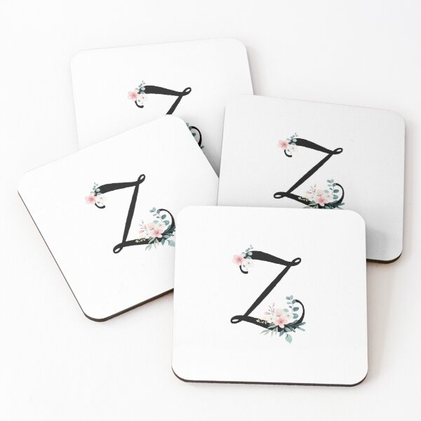 Item preview, Monogram Z with botanical flowers designed and sold by NazarliNigar.