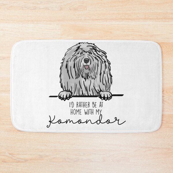 Item preview, I’d rather be at home with my Komondor designed and sold by Little Fuzz Shop.