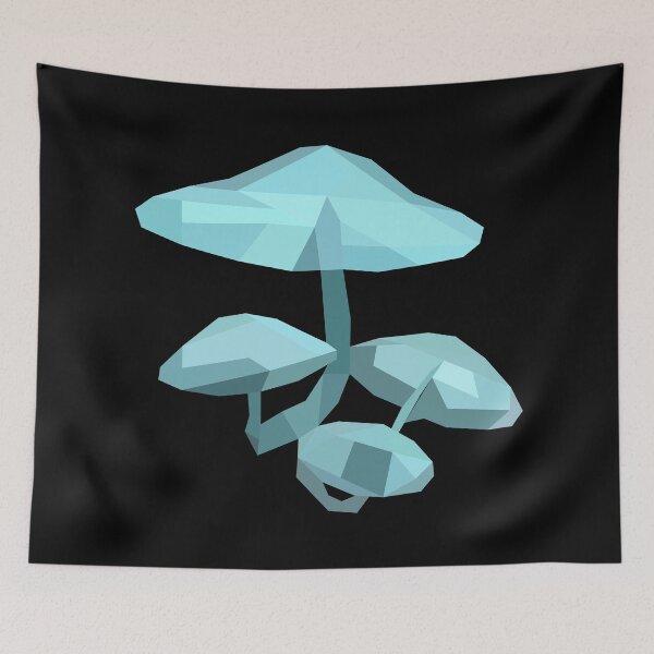 Item preview, Glowing Blue Mushrooms designed and sold by Peechowspets.