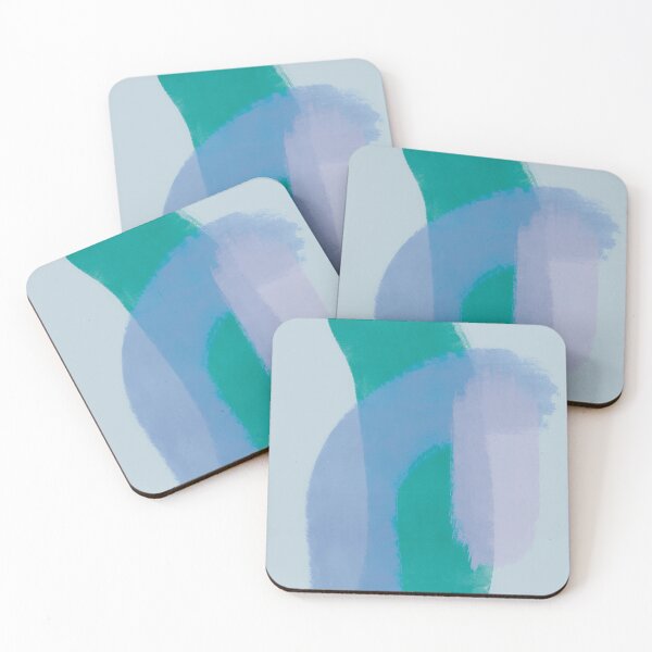 Item preview, Colorful Abstract Brushstrokes Blue, Green, Lilac designed and sold by QuestingPixel.