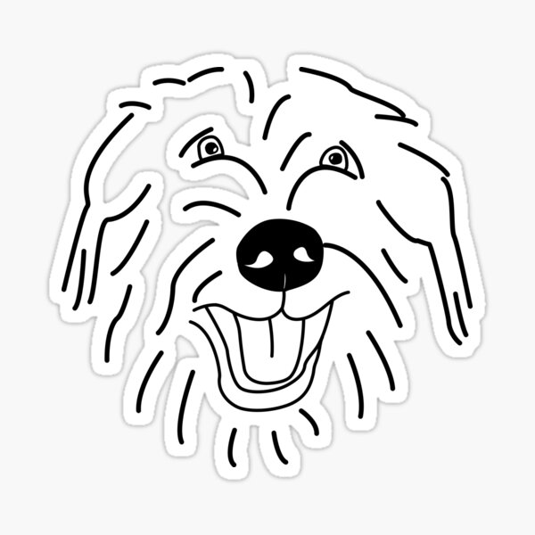 irischer wolfhund Sticker
