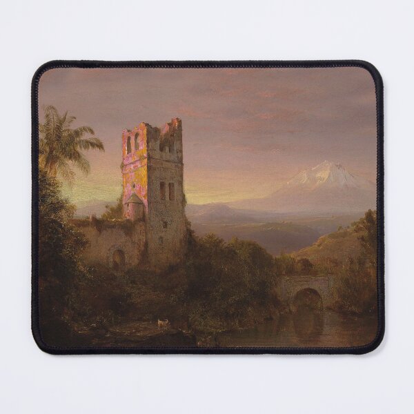 Item preview, a Church by Chimborazo Volcano - Frederic Edwin designed and sold by Vintage Designs +.