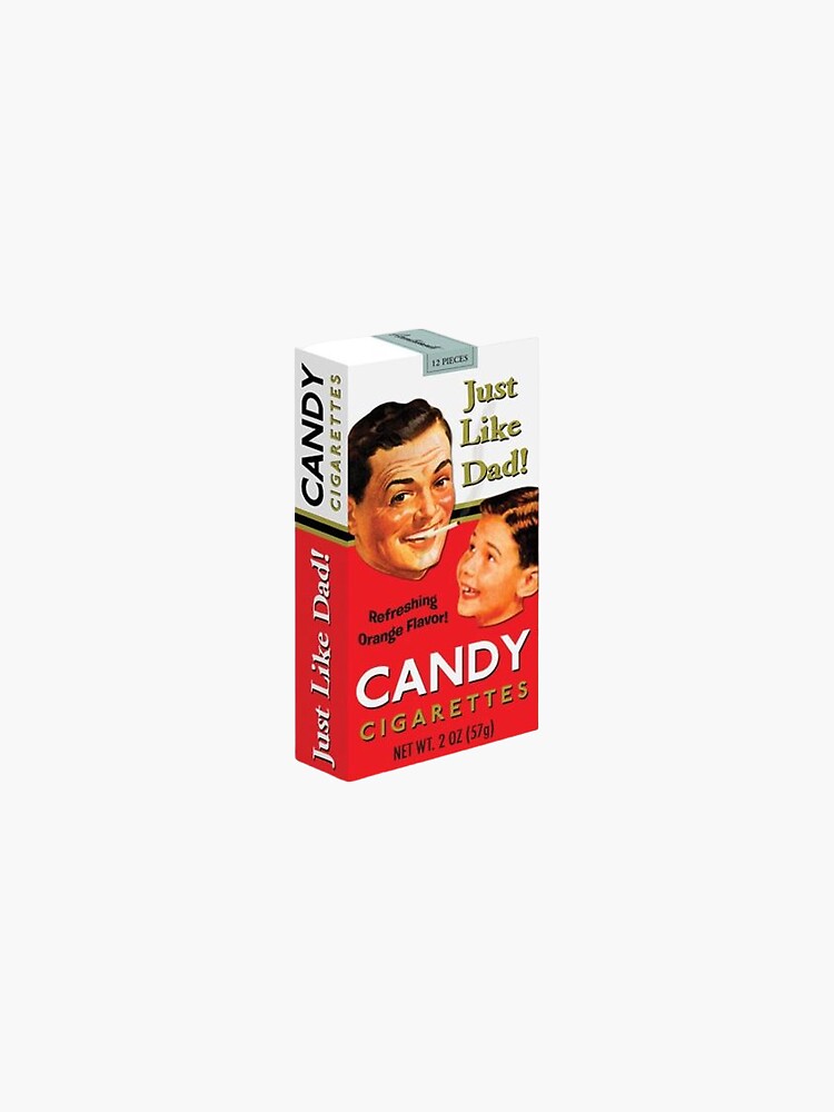"Nostalgic Candy Cigarettes" Sticker for Sale by holidays4you Redbubble