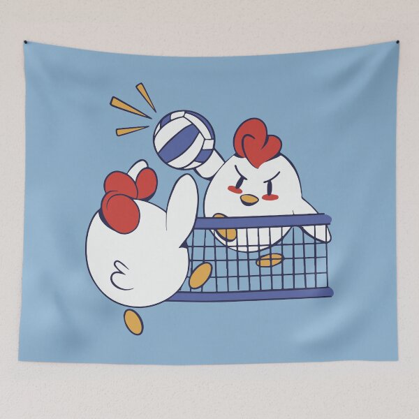 Item preview, Roosters volleyball design designed and sold by Palteeshop.