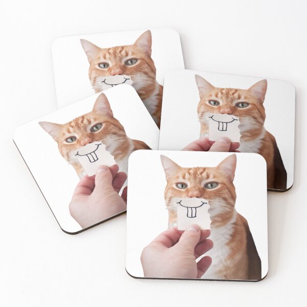 Aperçu de l'œuvre chat sourire - funny drole créée et vendue par Jero-fan.