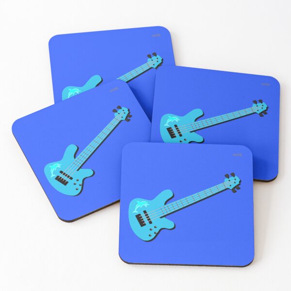 Item preview, Blue / teal bass guitar designed and sold by wowitsmytshirt.