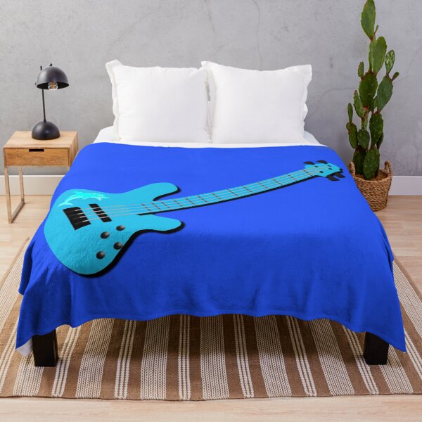 Item preview, Blue / teal bass guitar designed and sold by wowitsmytshirt.