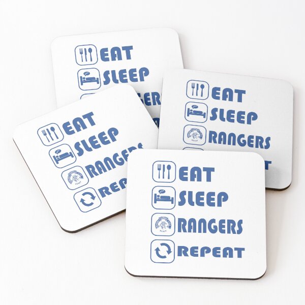 Item preview, Eat Sleep Football Repeat! Rangers Fan Art Work, Football Fan Gift  designed and sold by FootyLocker.