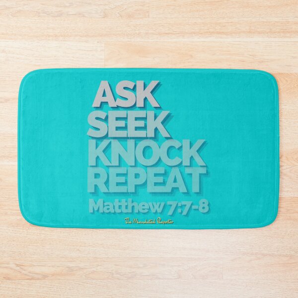 Item preview, Ask Seek, Knock Repeat - Turquoise Stone designed and sold by TheReporter1.