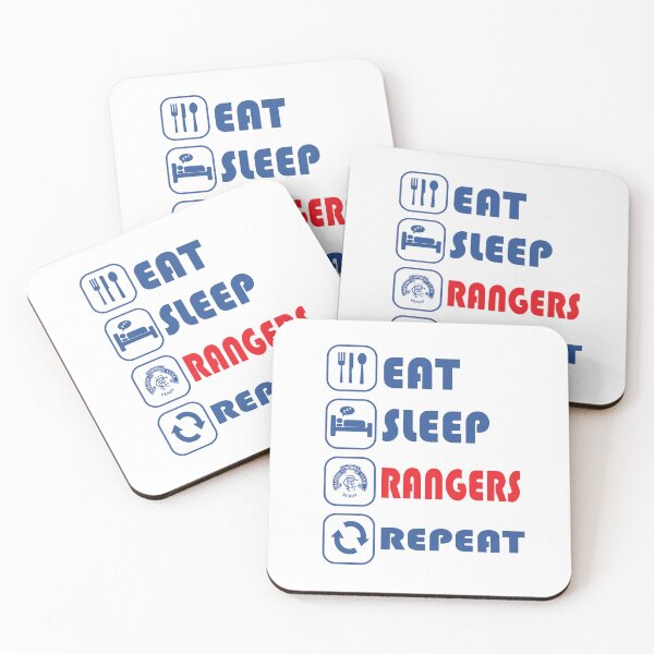 Item preview, Eat Sleep Football Repeat! Rangers Fan Art Work, Football Fan Gift  designed and sold by FootyLocker.