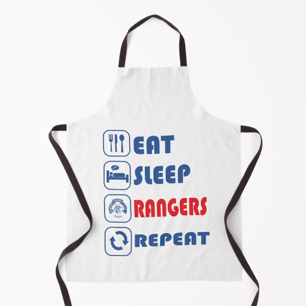 Item preview, Eat Sleep Football Repeat! Rangers Fan Art Work, Football Fan Gift designed and sold by FootyLocker.