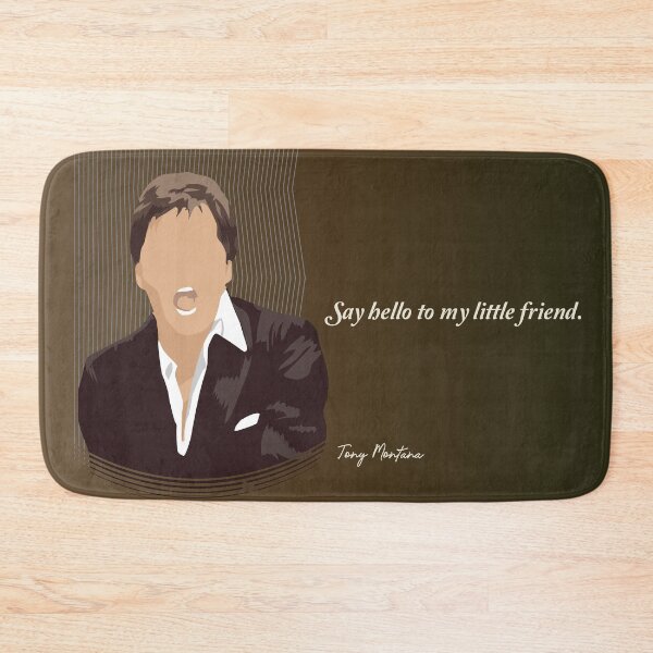Item preview, Say Hello To My Little Friend - Tony Montana - Minimalist Movie Art - Action Horror Film Quote designed and sold by PopCultArcade.