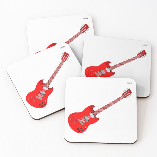 Item preview, Red lead guitar designed and sold by wowitsmytshirt.