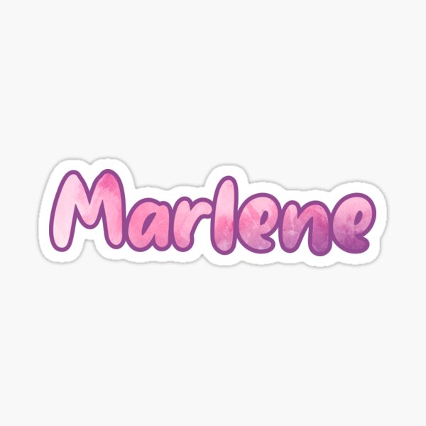 Marlene Name Stickers for Sale