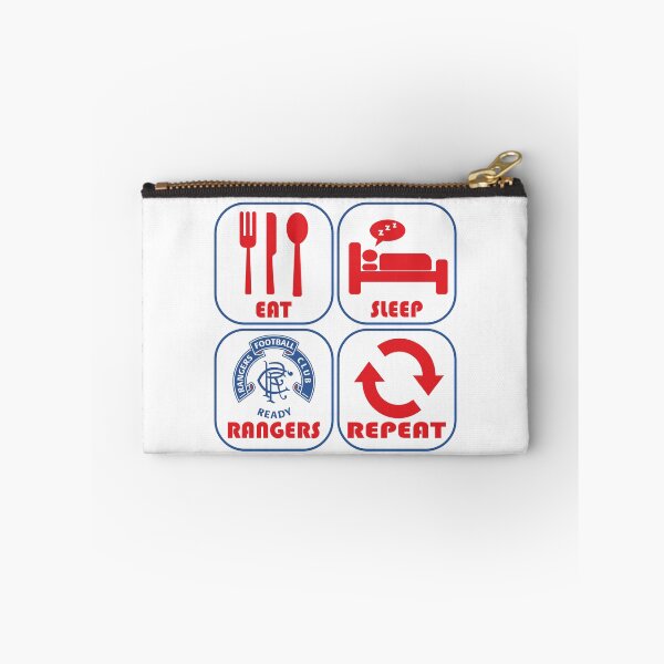 Item preview, Eat Sleep Football Repeat! Rangers Fan Art Work, Football Fan Art  designed and sold by FootyLocker.