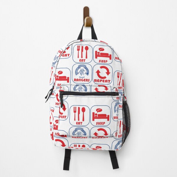 Item preview, Eat Sleep Football Repeat! Rangers Fan Art Work, Football Fan Art designed and sold by FootyLocker.