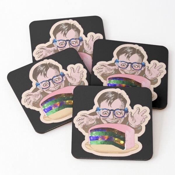 Item preview, Happy Kid with Space Cake - Borealis Rain Design for Cool Children T-shirts and other accessories designed and sold by Ridiculam Toga.