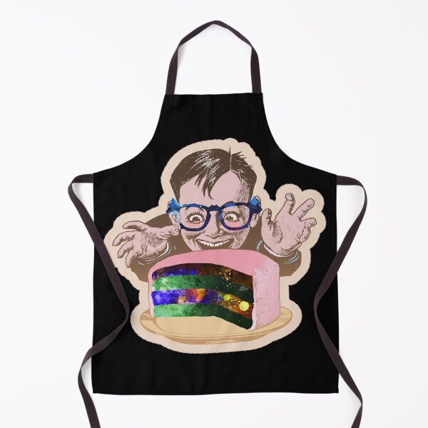 Item preview, Happy Kid with Space Cake - Borealis Rain Design for Cool Children T-shirts and other accessories designed and sold by Ridiculam Toga.