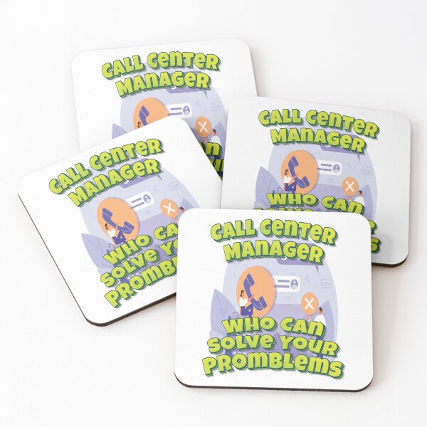 Item preview, Call Center Manager Who Can Solve Your Promblems designed and sold by GoodVibesWX9.
