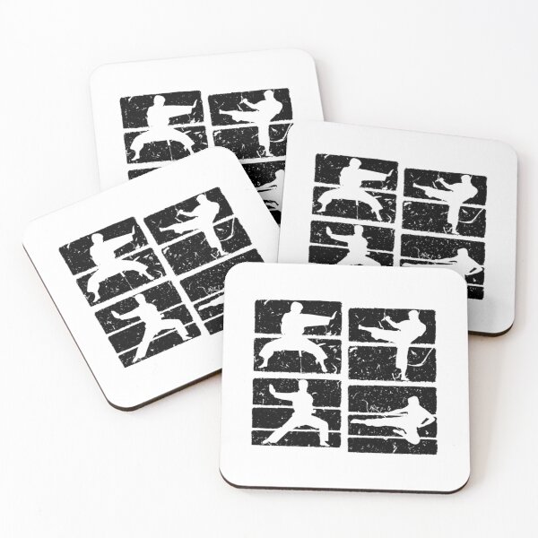 Item preview, Vintage Karate Silhouette Taekwondo Kick Martial Arts designed and sold by Trostberger.