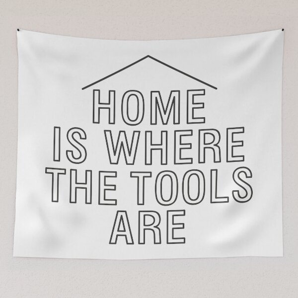 Item preview, home is where the tools are - with roof designed and sold by TswizzleEG.