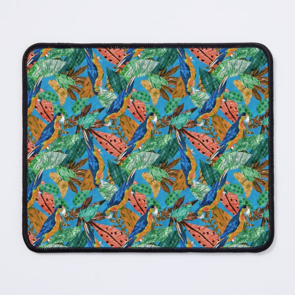 Item preview, artistic print with foliage and parrots designed and sold by RODRIGORo.
