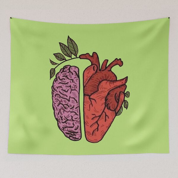 Item preview, fusion of the heart and brain designed and sold by si3iy.