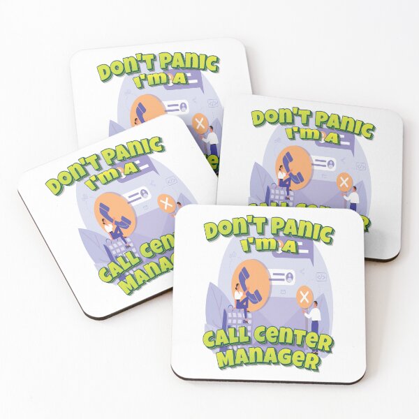 Item preview, Don't Panic I'm A Call Center Manager designed and sold by GoodVibesWX9.
