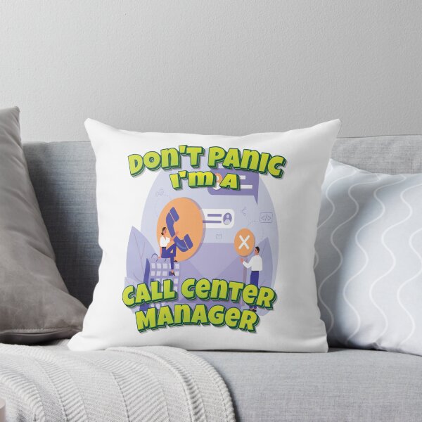 Item preview, Don't Panic I'm A Call Center Manager designed and sold by GoodVibesWX9.